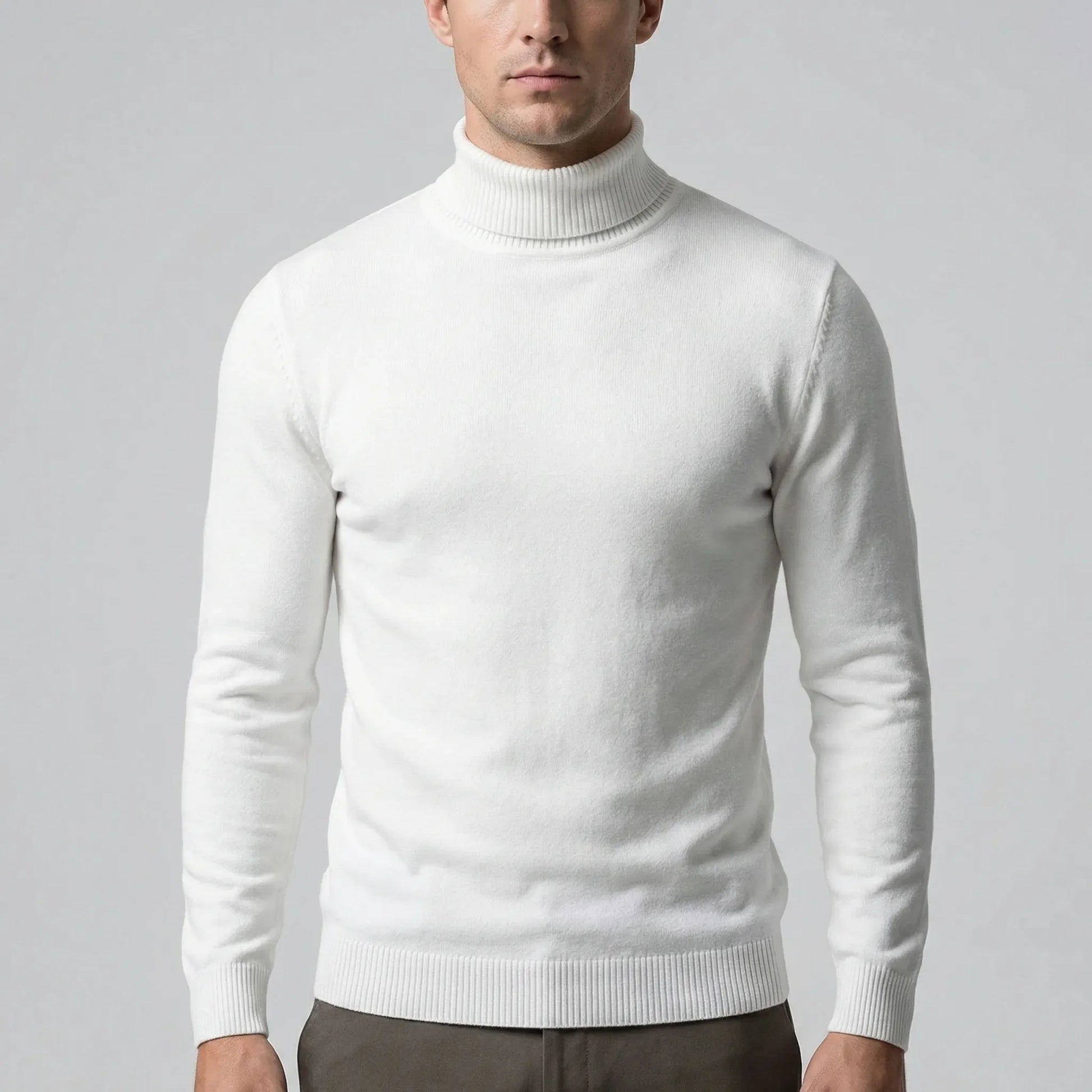 Slim-Fit Turtleneck Jumpers Mens - Dario