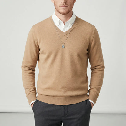Slim-Fit V-Neck Sweater - Keanu
