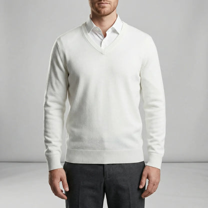Slim-Fit V-Neck Sweater - Keanu