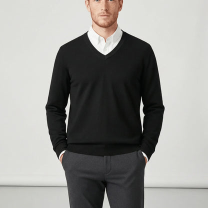 Slim-Fit V-Neck Sweater - Keanu