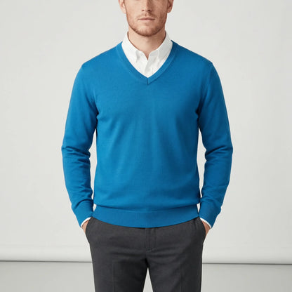 Slim-Fit V-Neck Sweater - Keanu