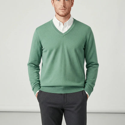 Slim-Fit V-Neck Sweater - Keanu