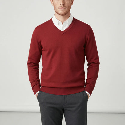 Slim-Fit V-Neck Sweater - Keanu