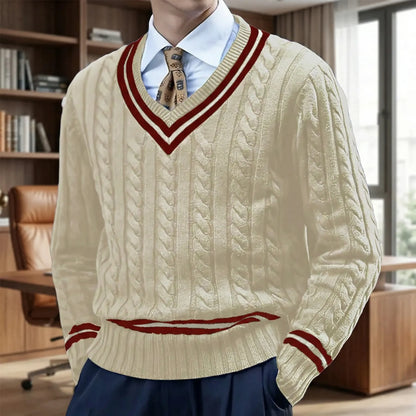 Slim-Fit V-Neck Sweater - Rocco