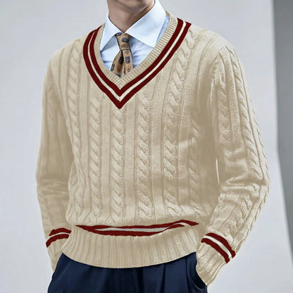 Slim-Fit V-Neck Sweater - Rocco