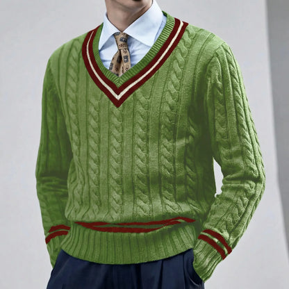 Slim-Fit V-Neck Sweater - Rocco