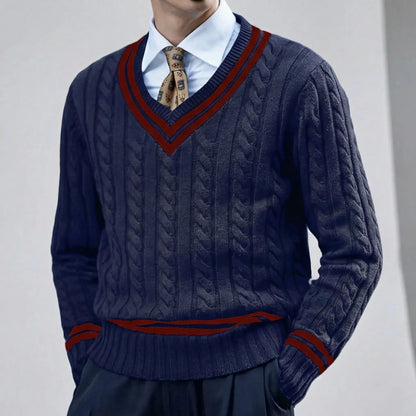 Slim-Fit V-Neck Sweater - Rocco