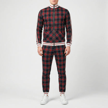 Slim Fit Tracksuit With Stand-Up Collar - Riccardo