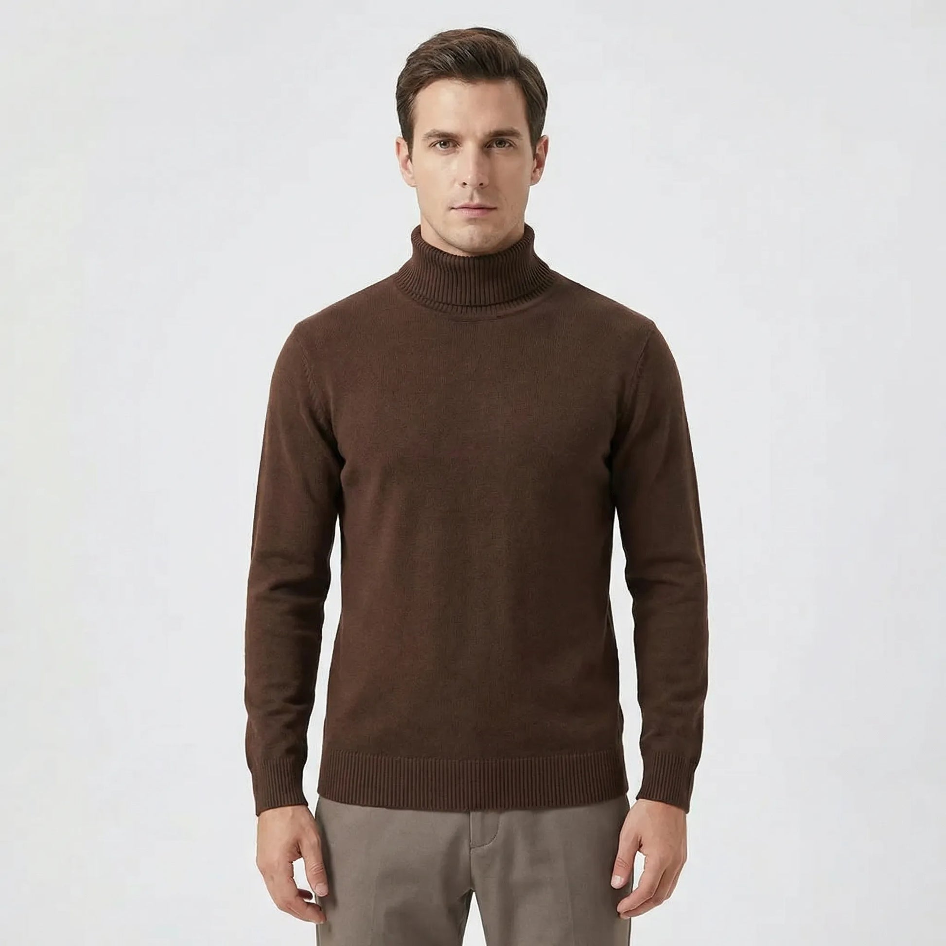 Slim Fit Turtleneck Jumper - Toni