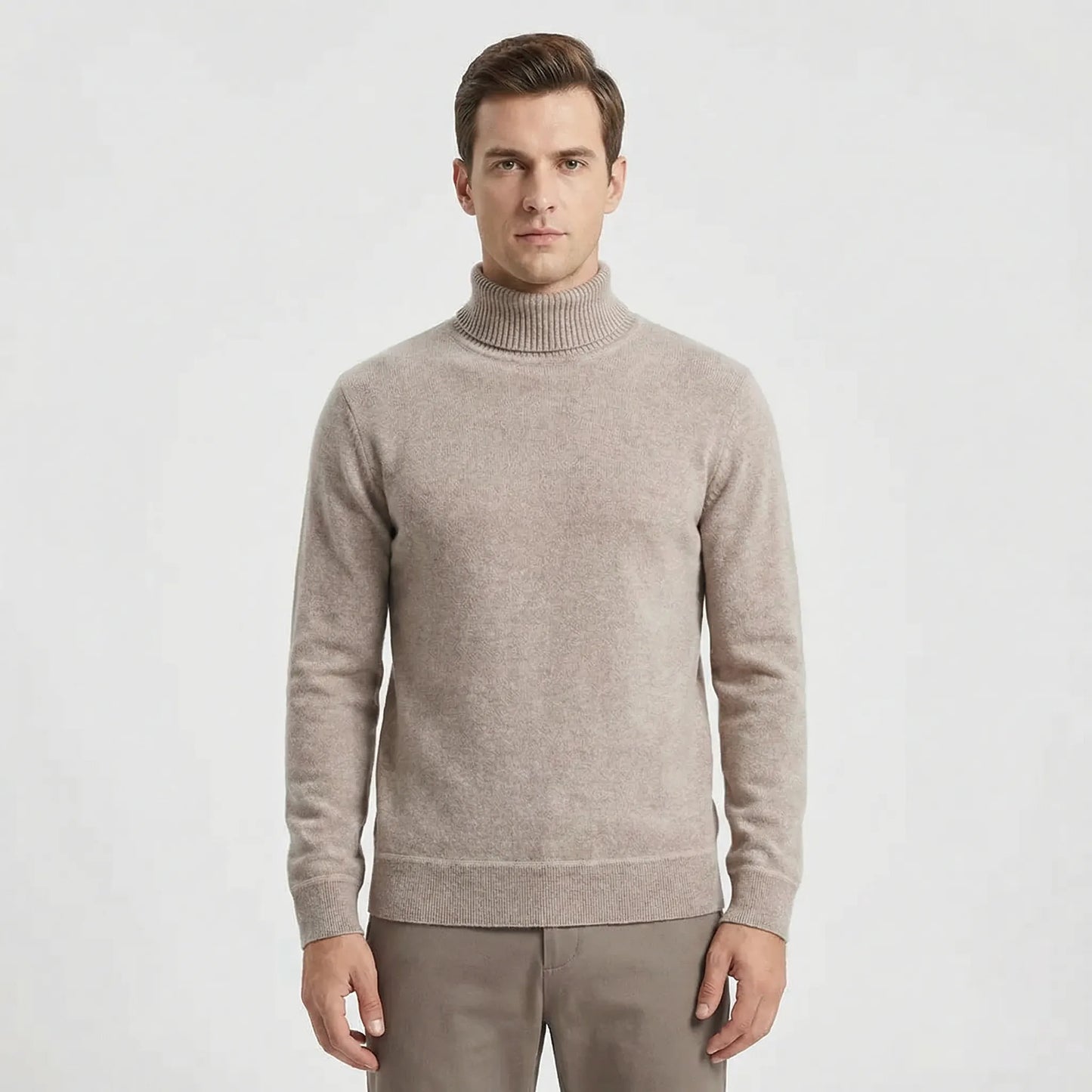 Slim Fit Turtleneck Jumper - Toni