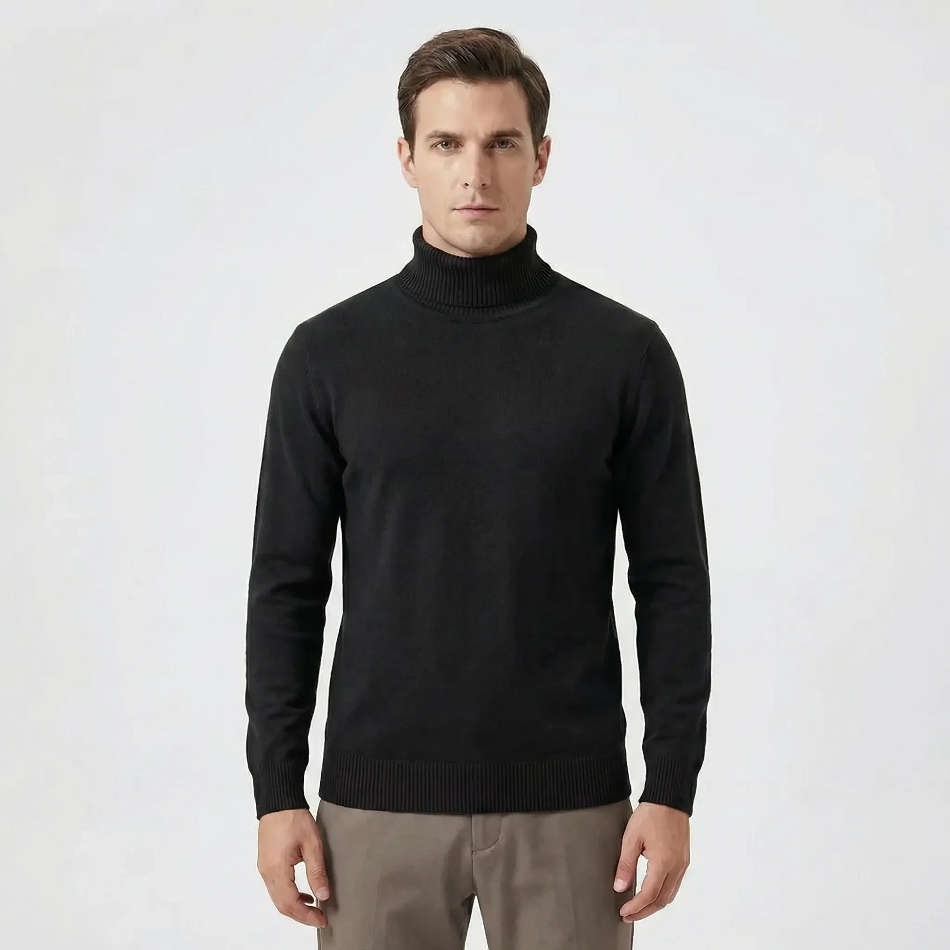 Slim Fit Turtleneck Jumper - Toni