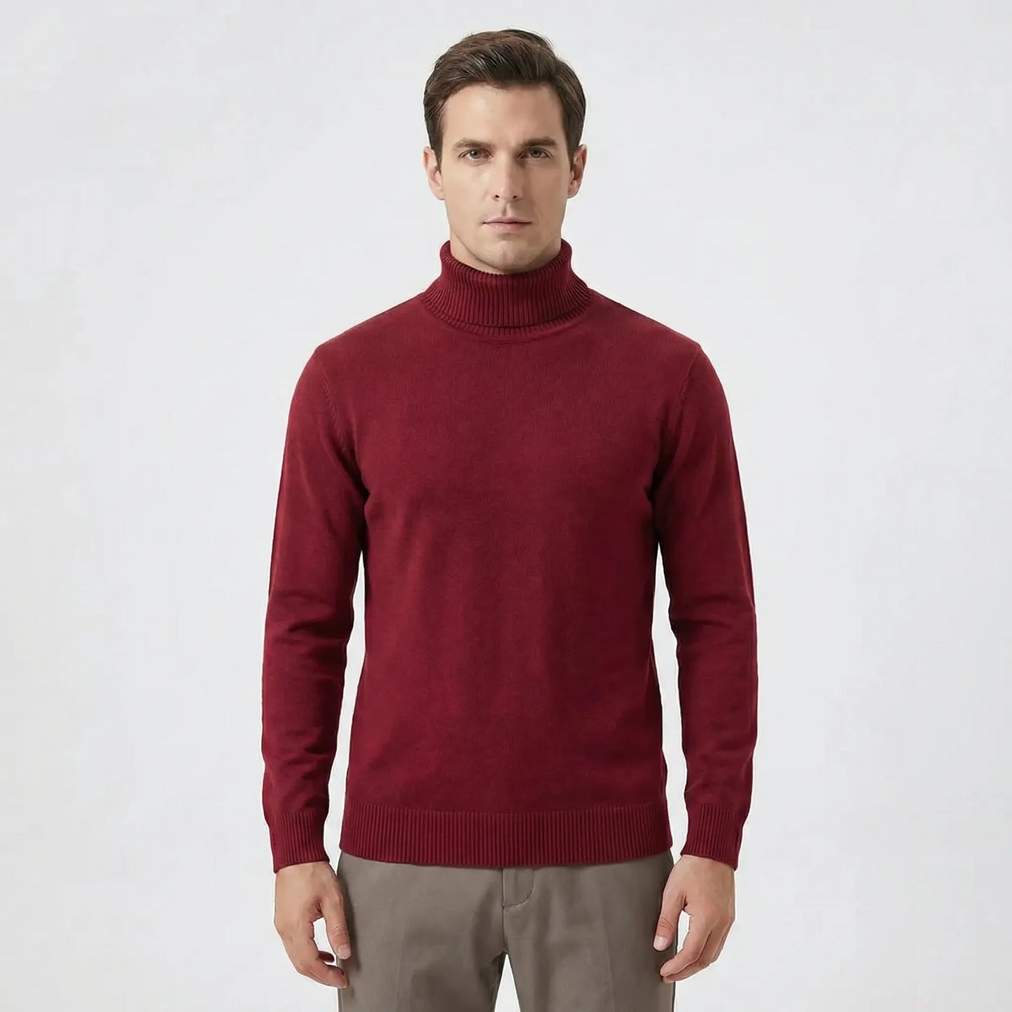 Slim Fit Turtleneck Jumper - Toni