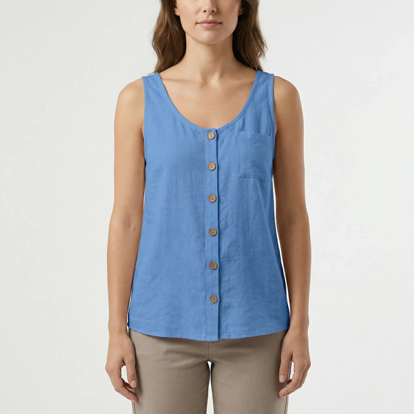 Slim Fit Womens Vest Top - Caroline
