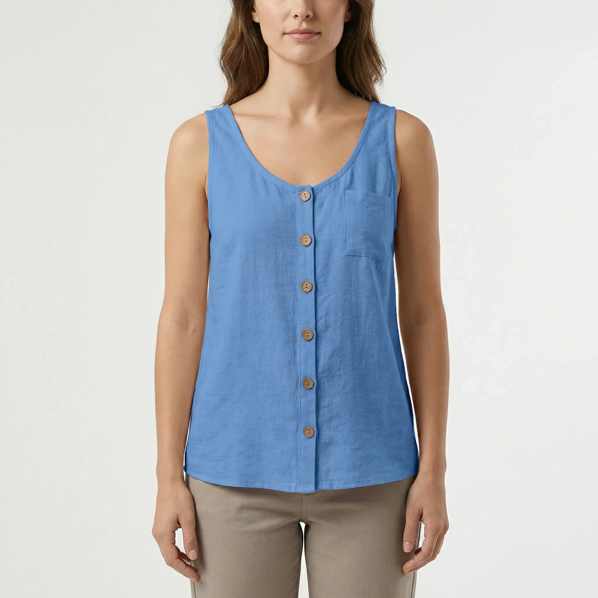 Slim Fit Womens Vest Top - Caroline