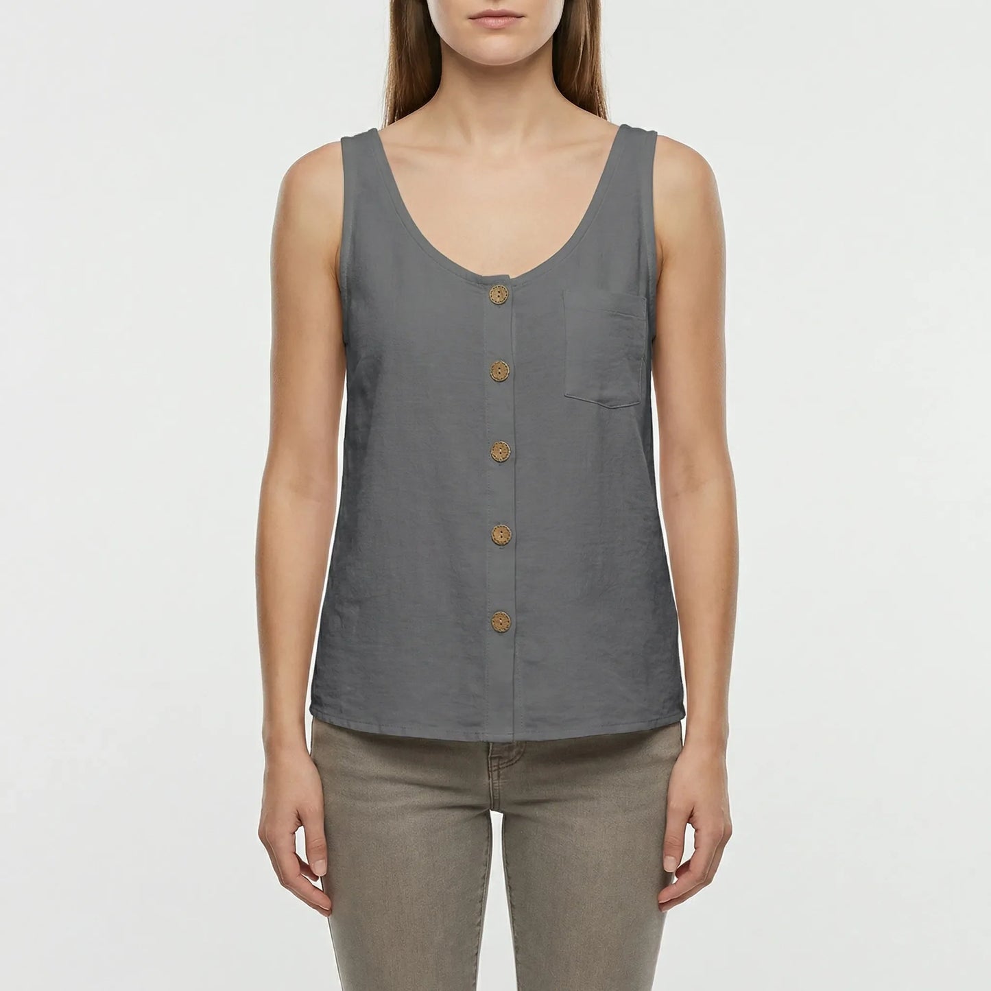 Slim Fit Womens Vest Top - Caroline