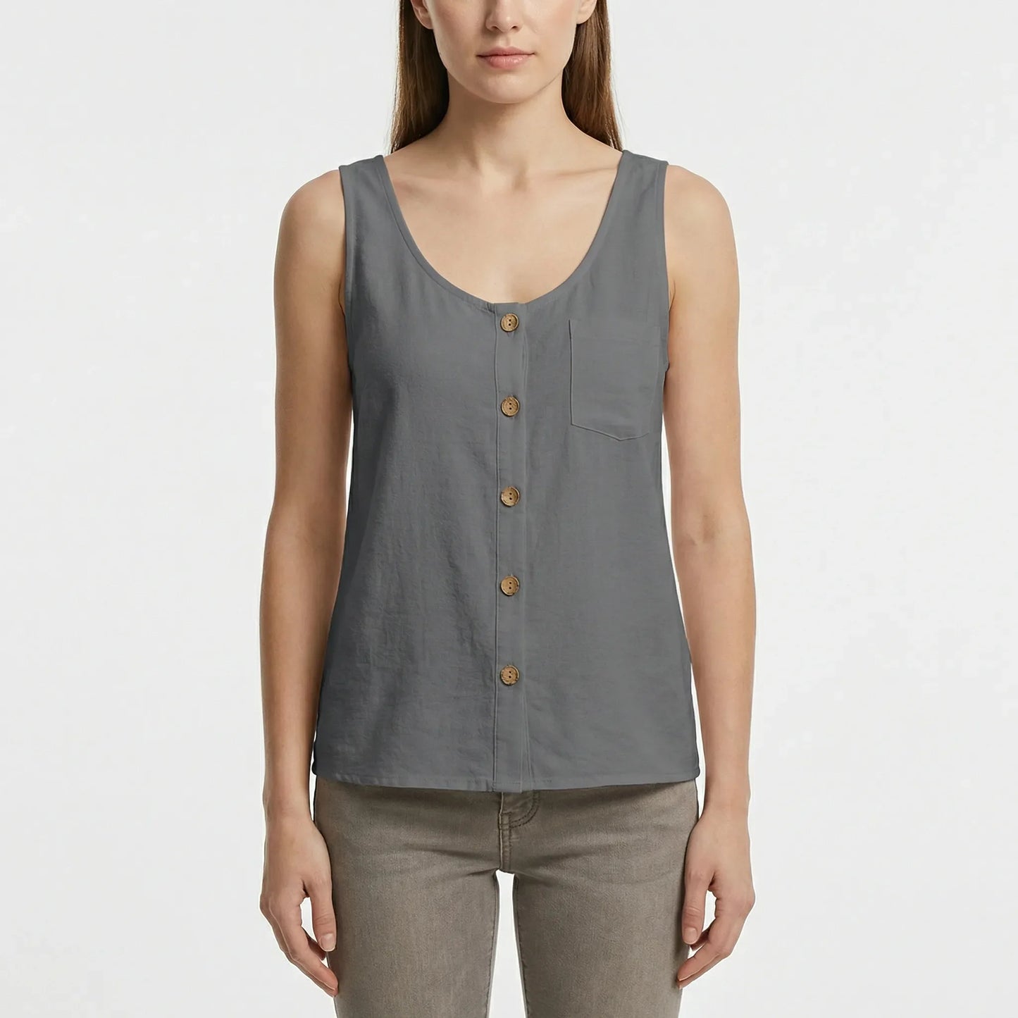 Slim Fit Womens Vest Top - Caroline