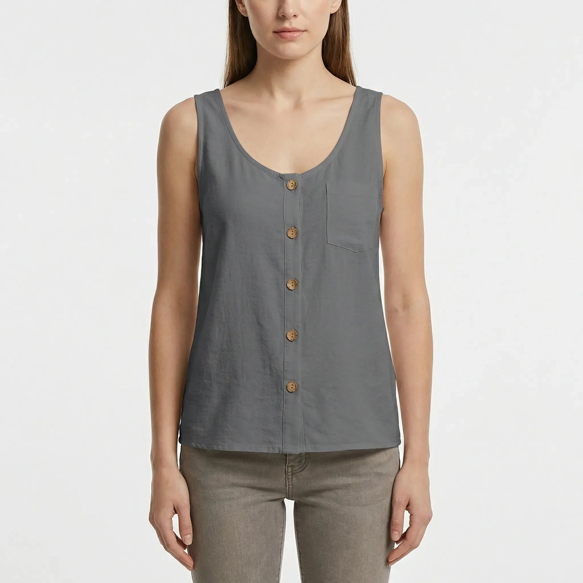 Slim Fit Womens Vest Top - Caroline