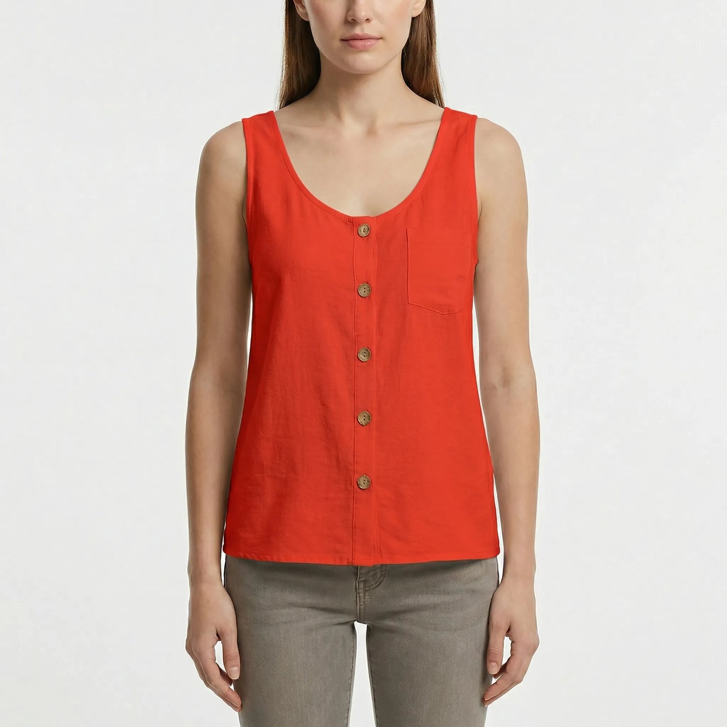 Slim Fit Womens Vest Top - Caroline