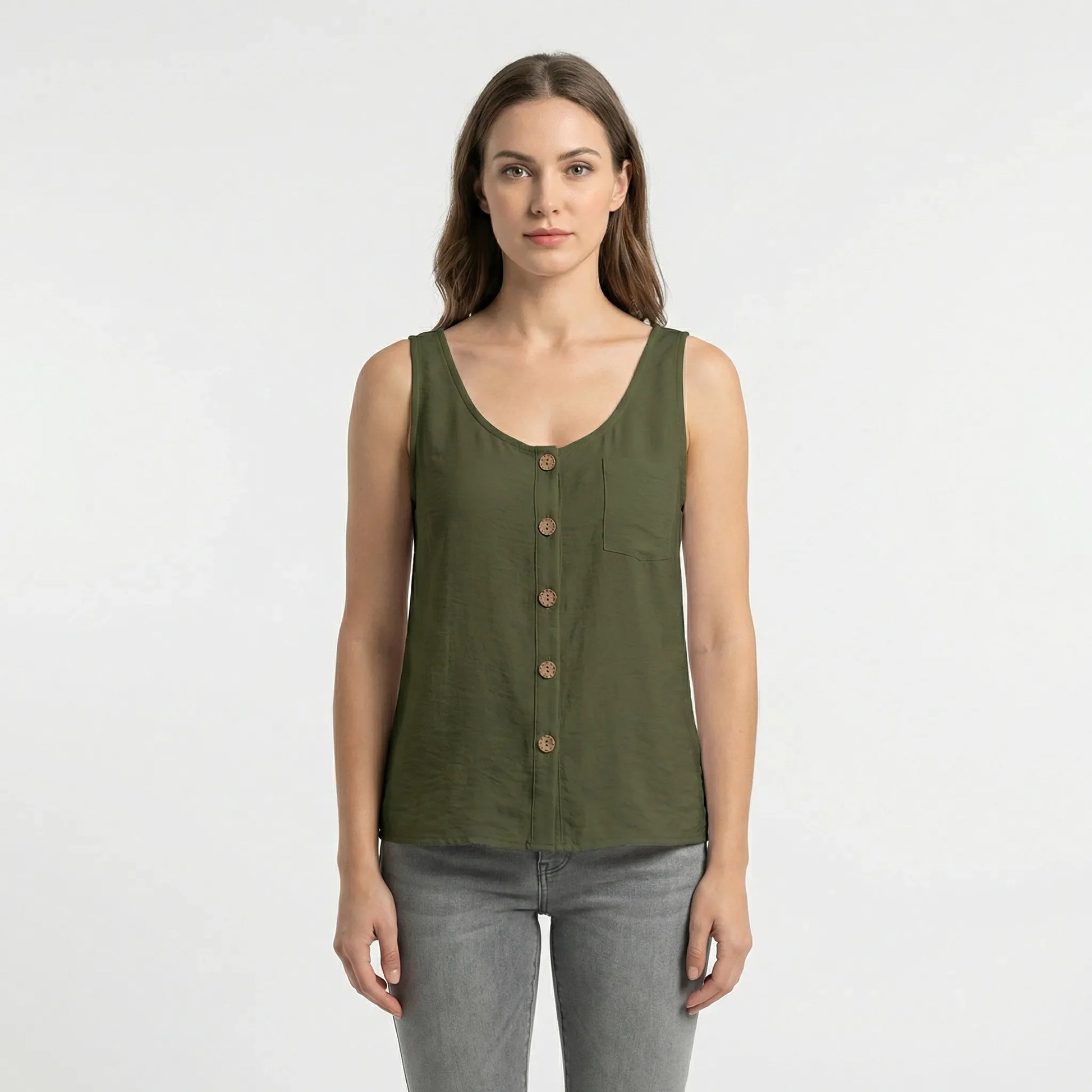 Slim Fit Womens Vest Top - Caroline