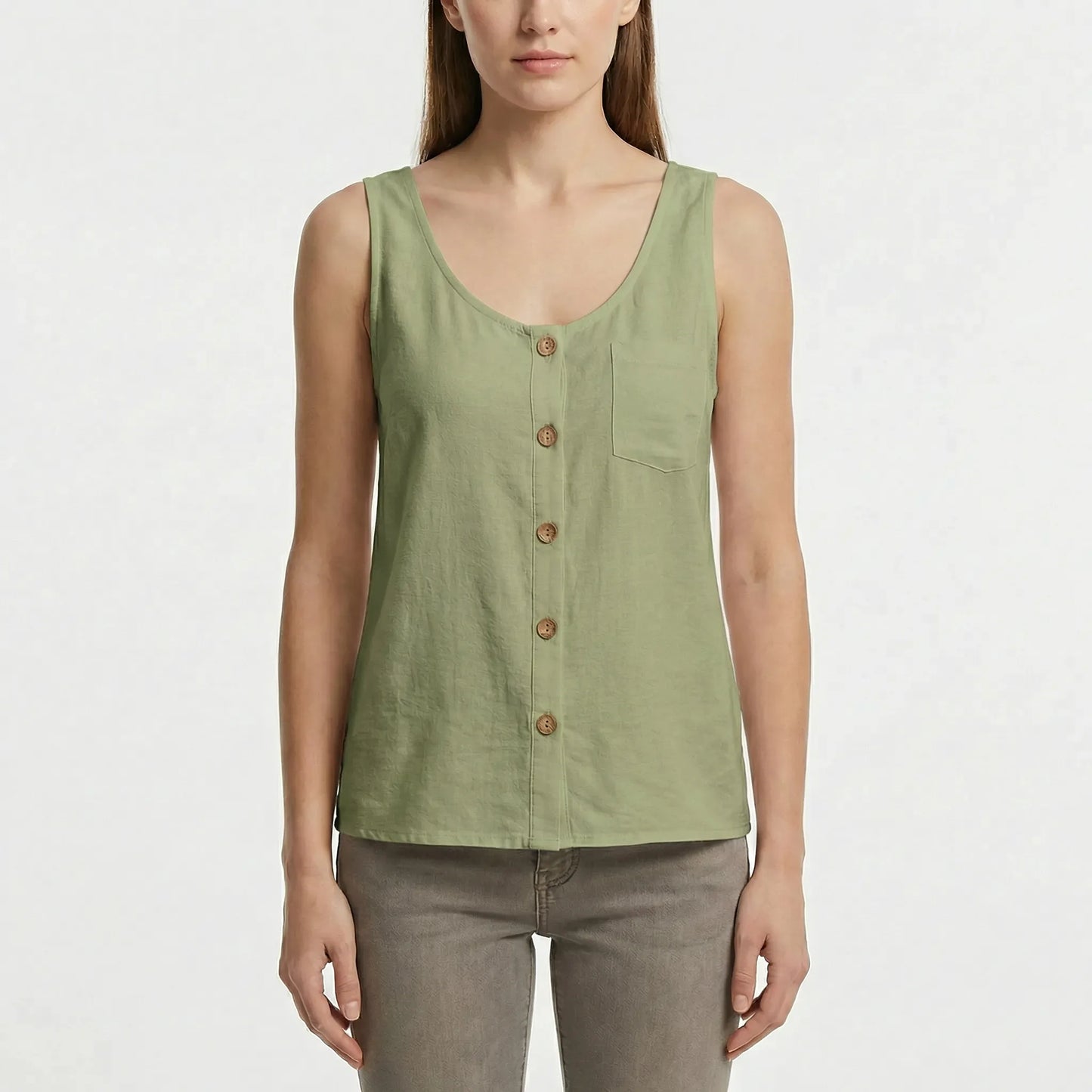 Slim Fit Womens Vest Top - Caroline