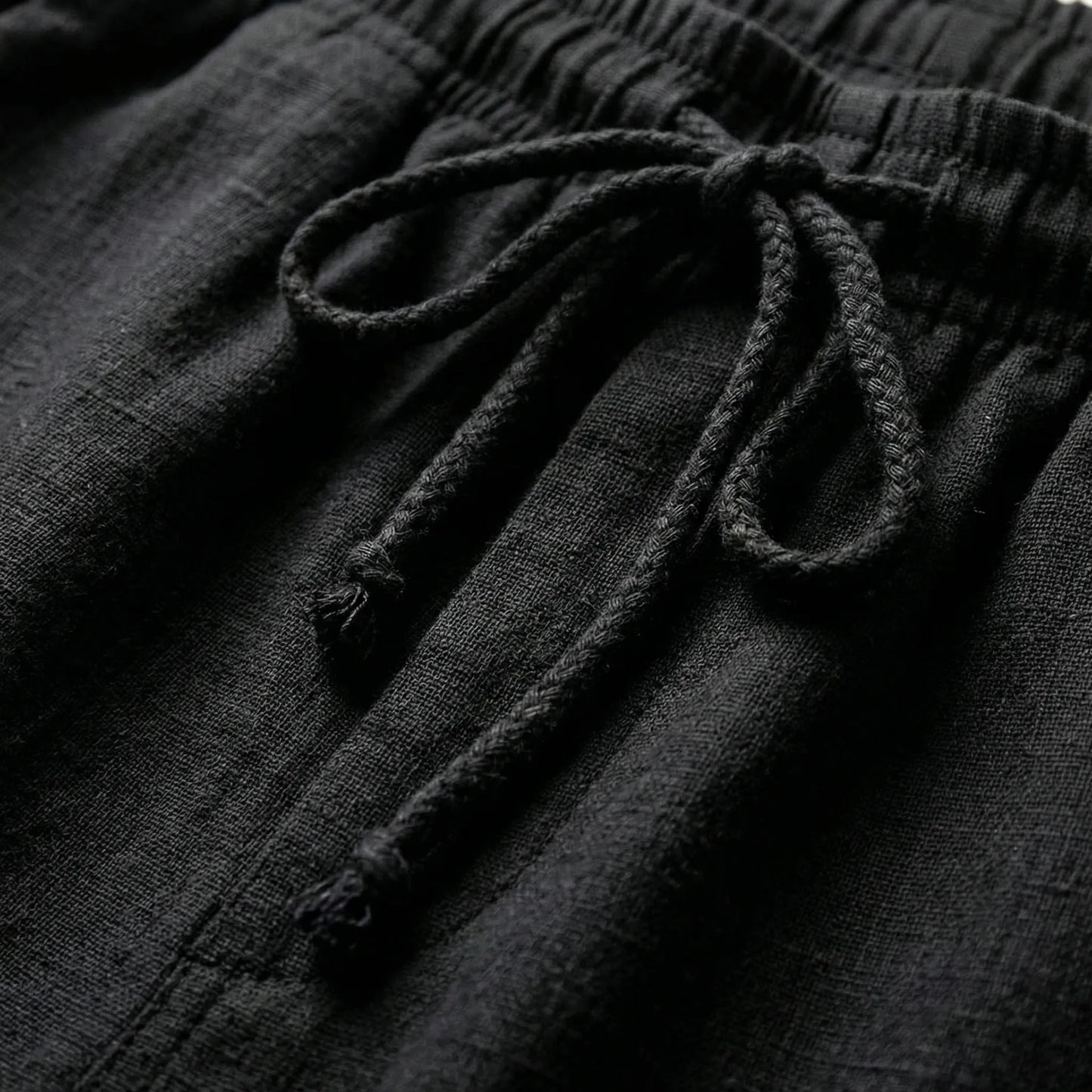 Slim Summer Trousers With Drawstring - Marten