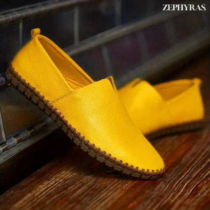 Slip-On Men's Loafer With Stitched Sole - Rafael