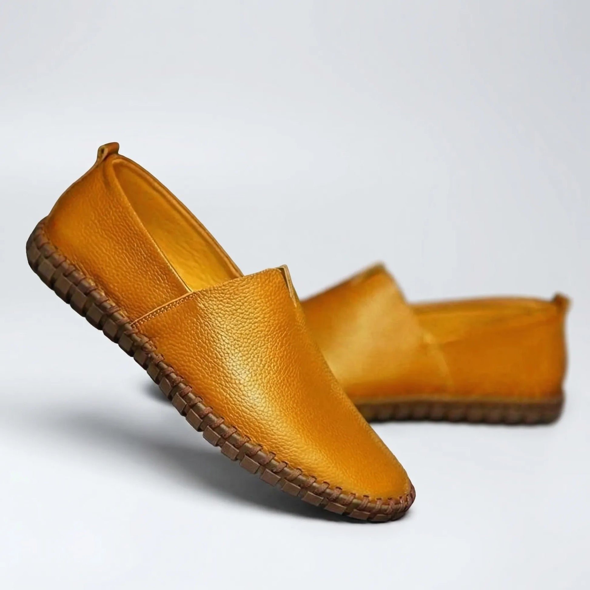 Slip-On Men's Loafer With Stitched Sole - Rafael