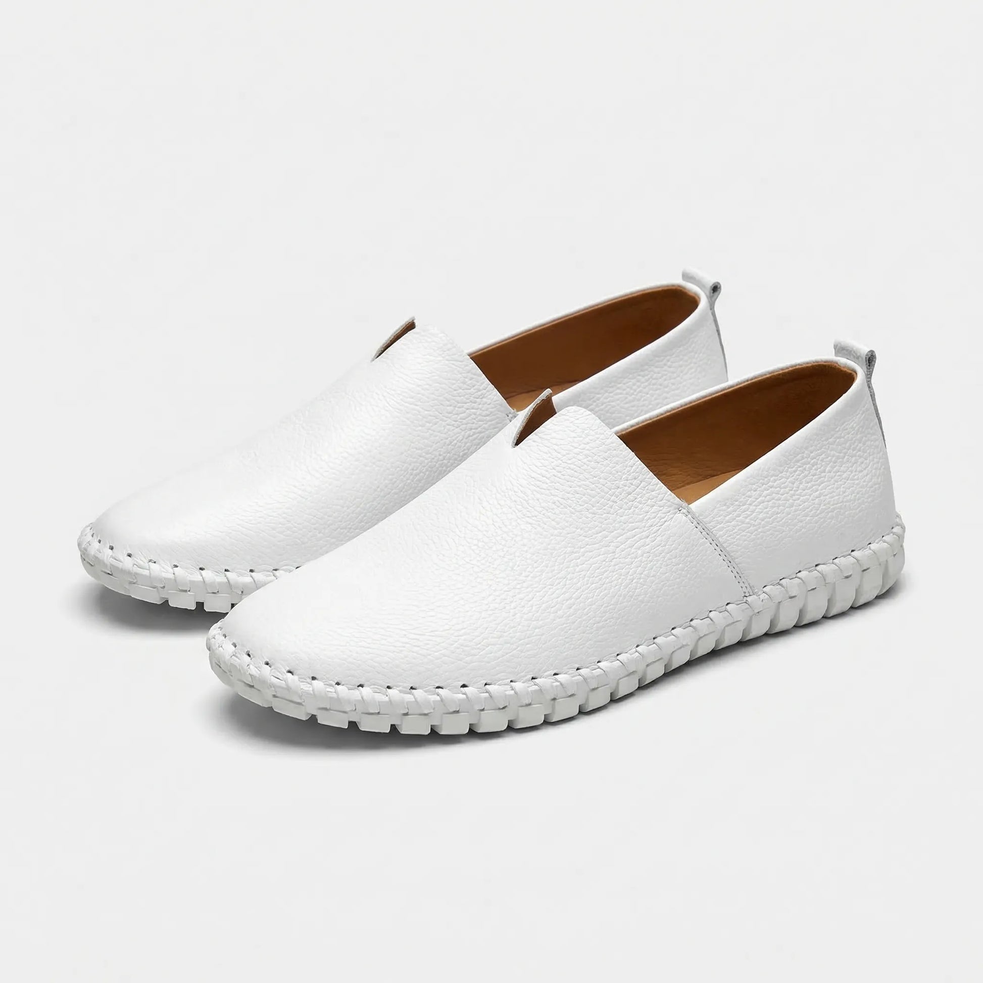 Slip-On Men's Loafer With Stitched Sole - Rafael
