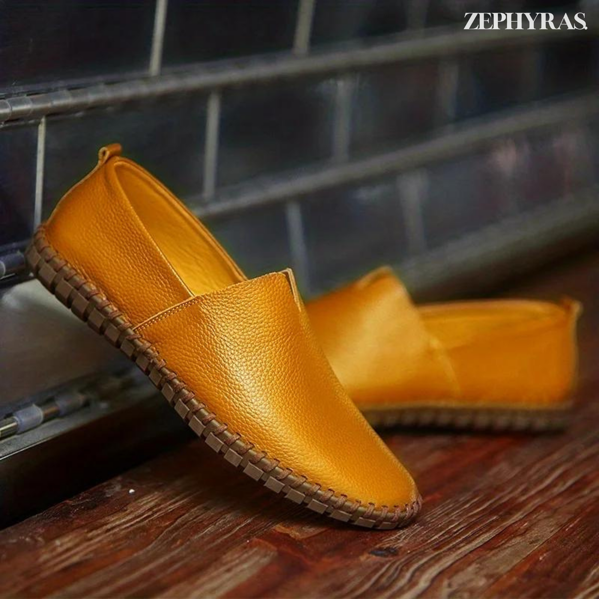 Slip-On Men's Loafer With Stitched Sole - Rafael