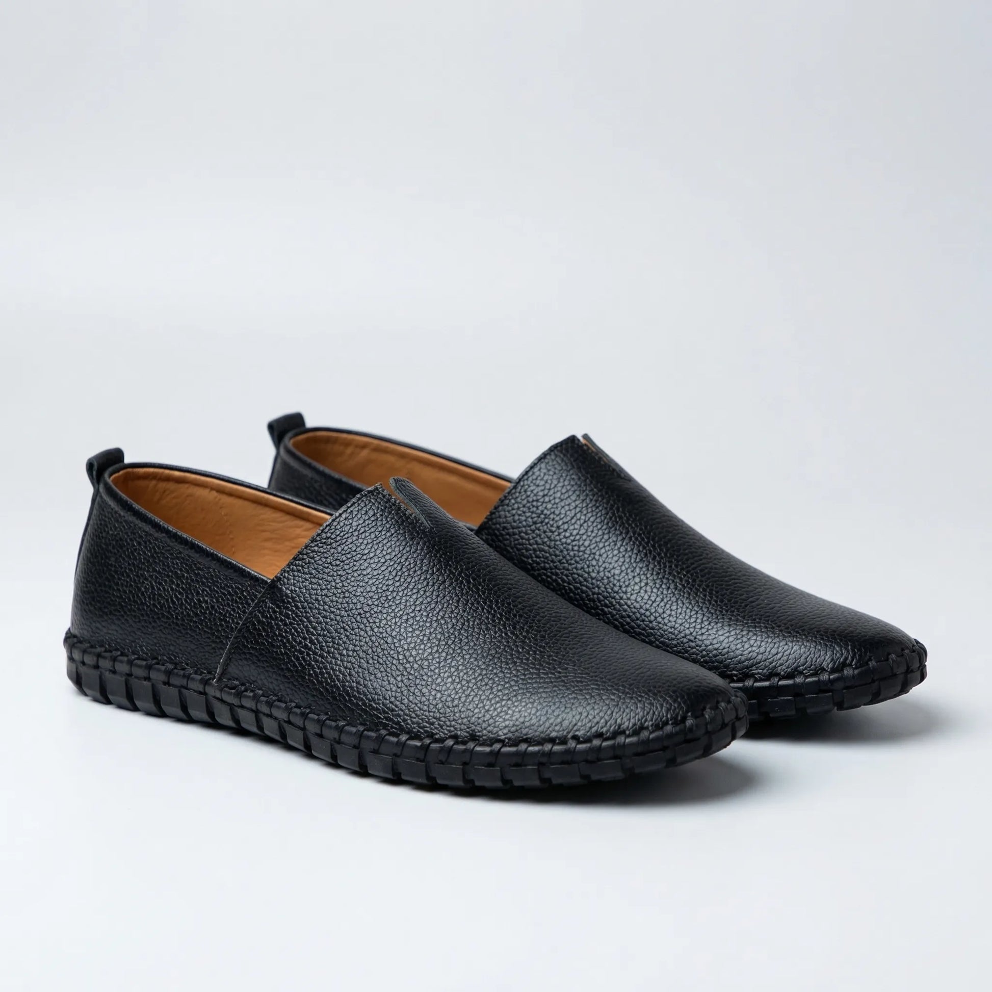 Slip-On Men's Loafer With Stitched Sole - Rafael