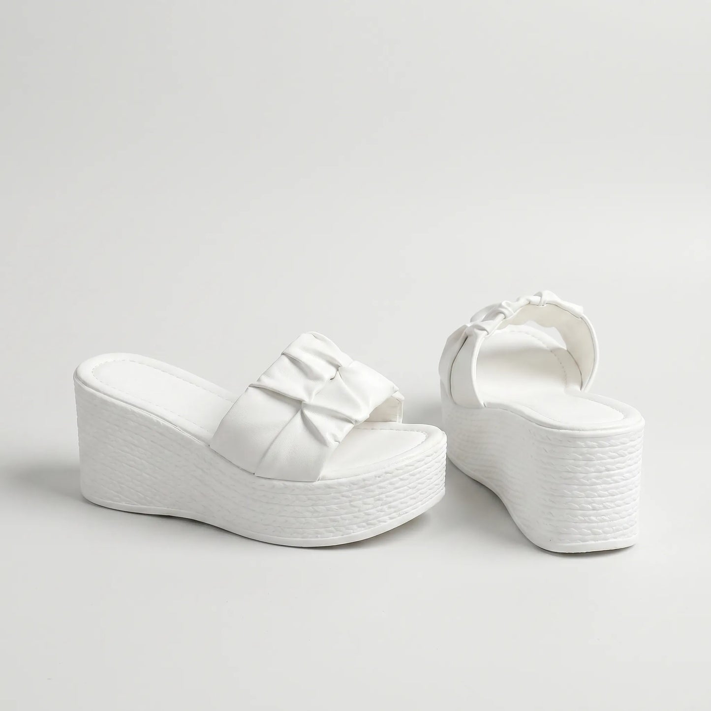 Slip-On Wedge Sandals - Lillian