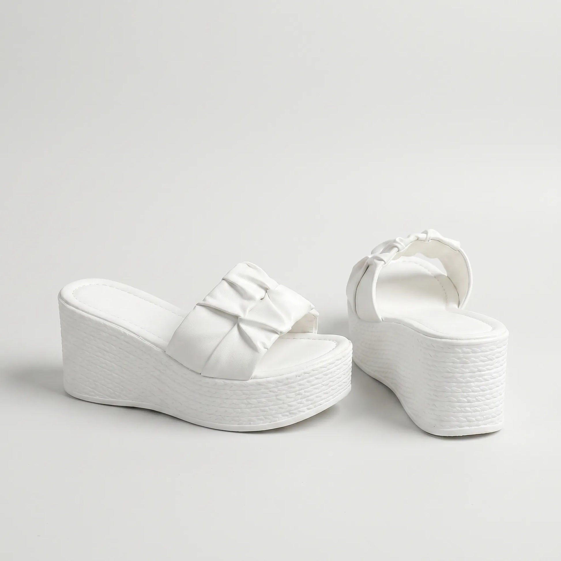 Slip-On Wedge Sandals - Lillian