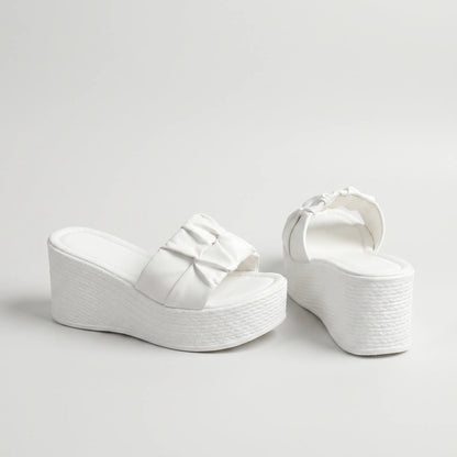 Slip-On Wedge Sandals - Lillian