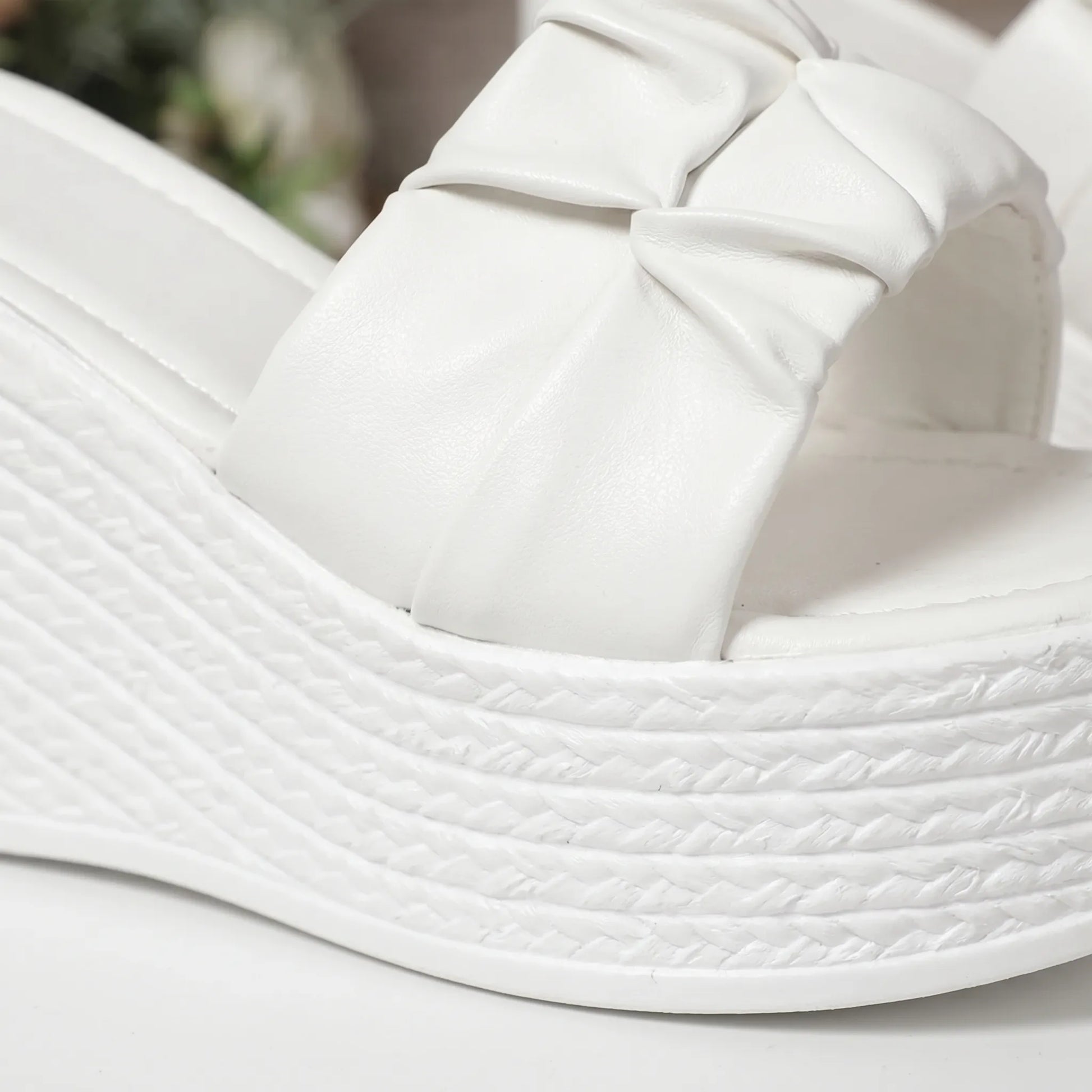 Slip-On Wedge Sandals - Lillian
