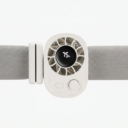 Small Clip On Fan With Display - Aerogrip