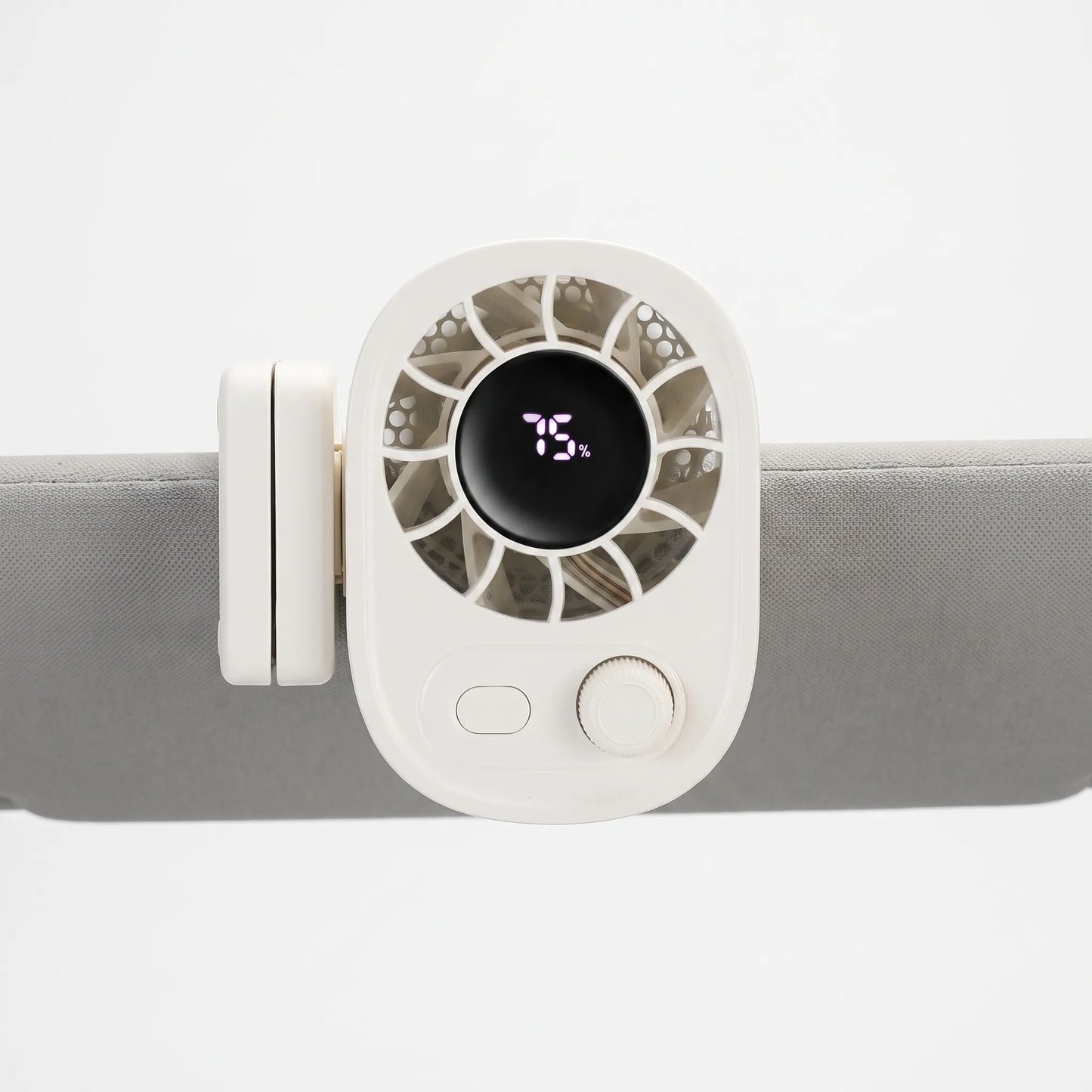 Small Clip On Fan With Display - Aerogrip