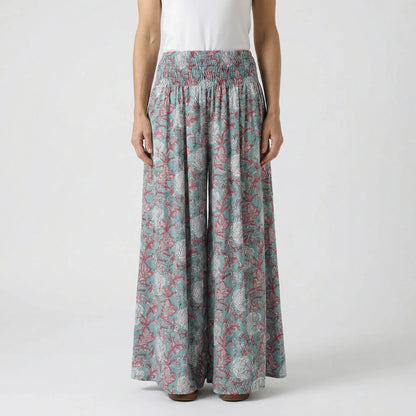 Smocked Waistband Trousers - Felina