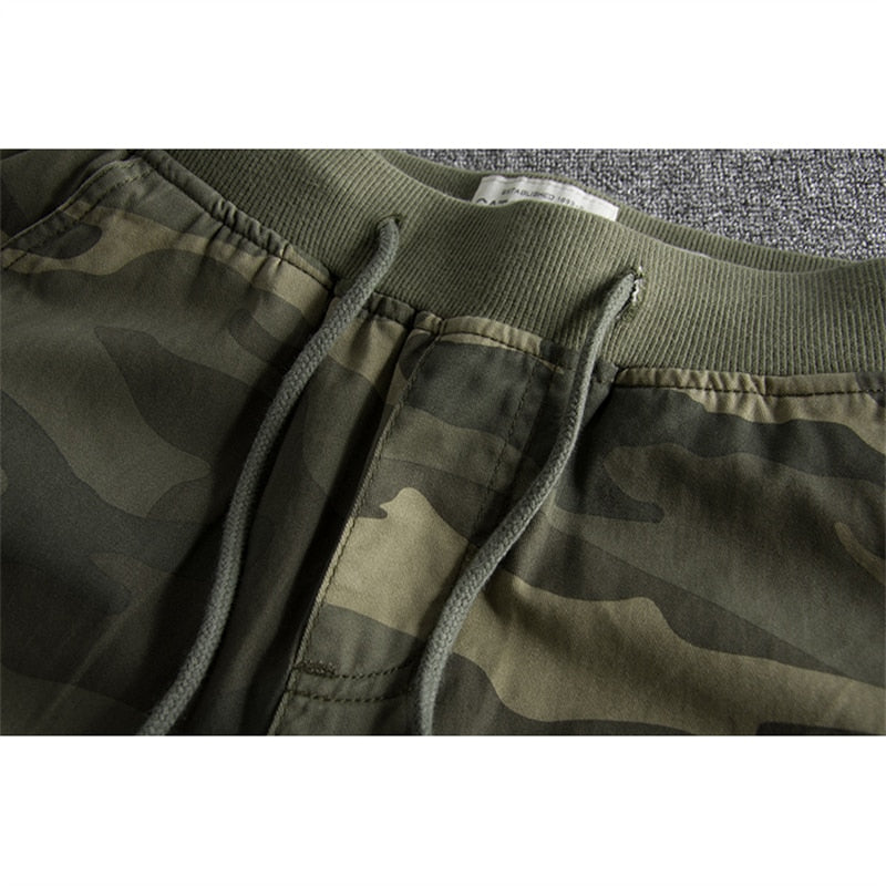 Shorts with Camouflage Print - Ranger
