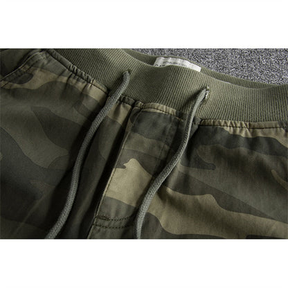 Shorts with Camouflage Print - Ranger
