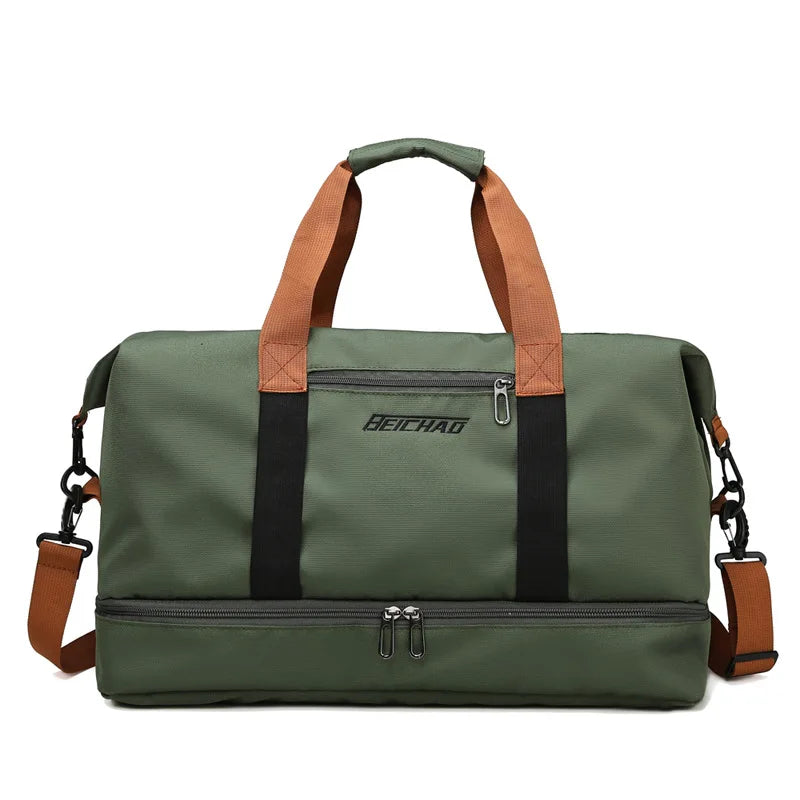 Spacious Gym Bag With Separate Shoe Compartment - Betsy
