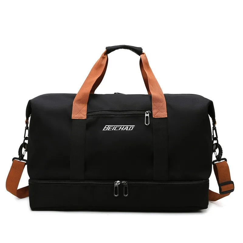 Spacious Gym Bag With Separate Shoe Compartment - Betsy