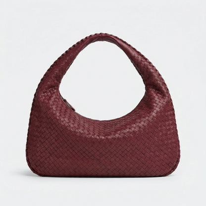 Spacious Woven Tote Handbag - Nelly