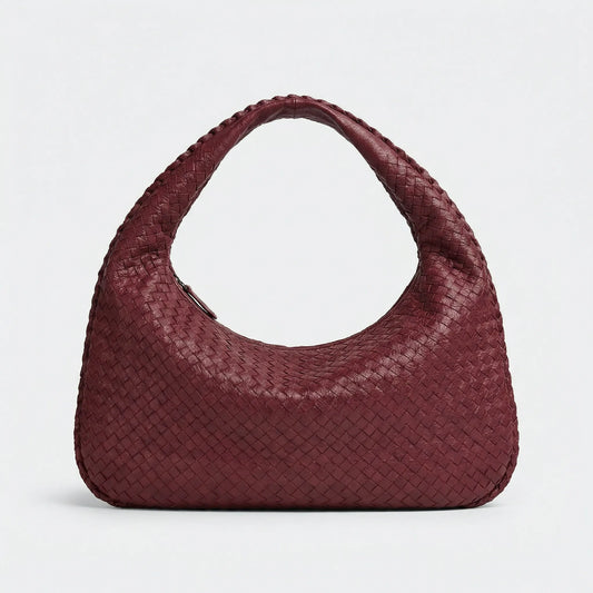 Spacious Woven Tote Handbag - Nelly
