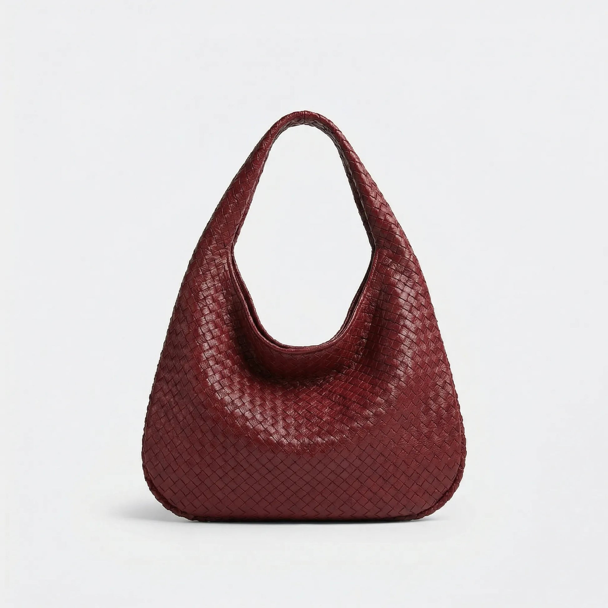 Spacious Woven Tote Handbag - Nelly