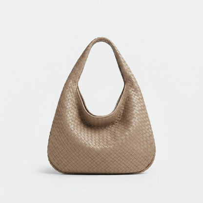 Spacious Woven Tote Handbag - Nelly