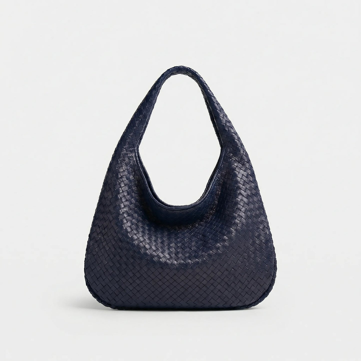 Spacious Woven Tote Handbag - Nelly