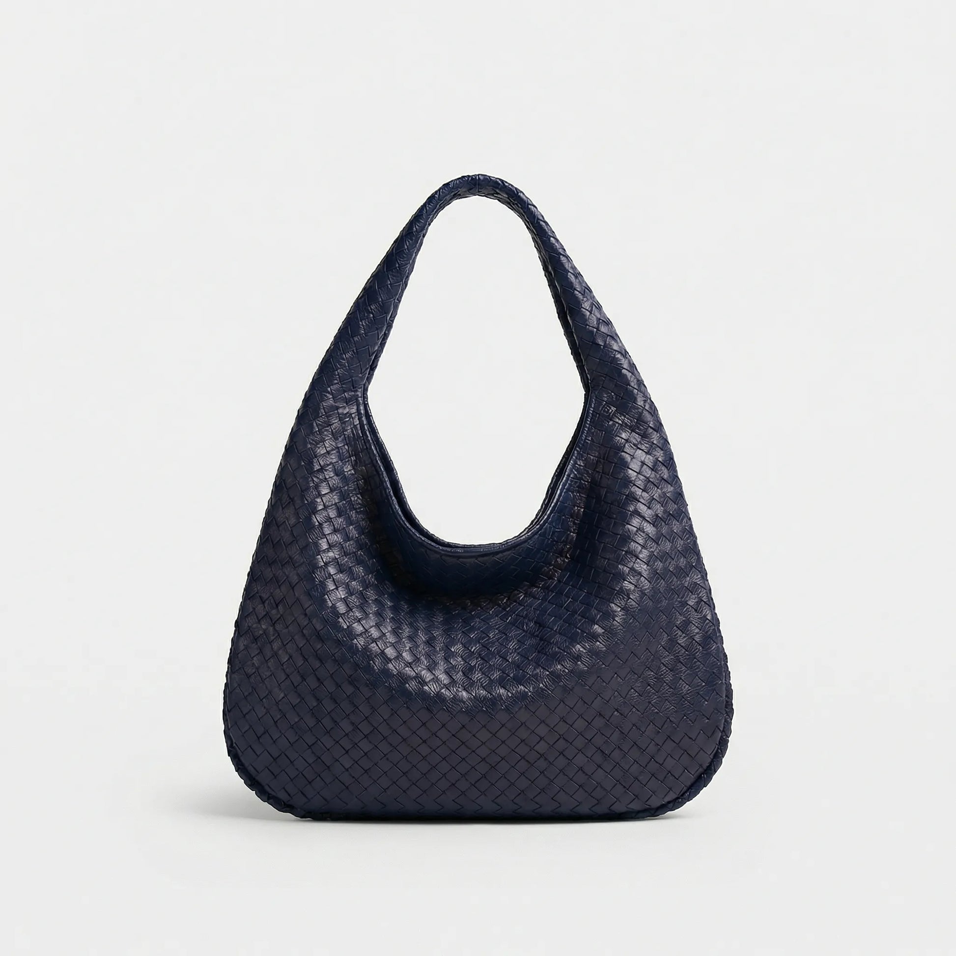 Spacious Woven Tote Handbag - Nelly