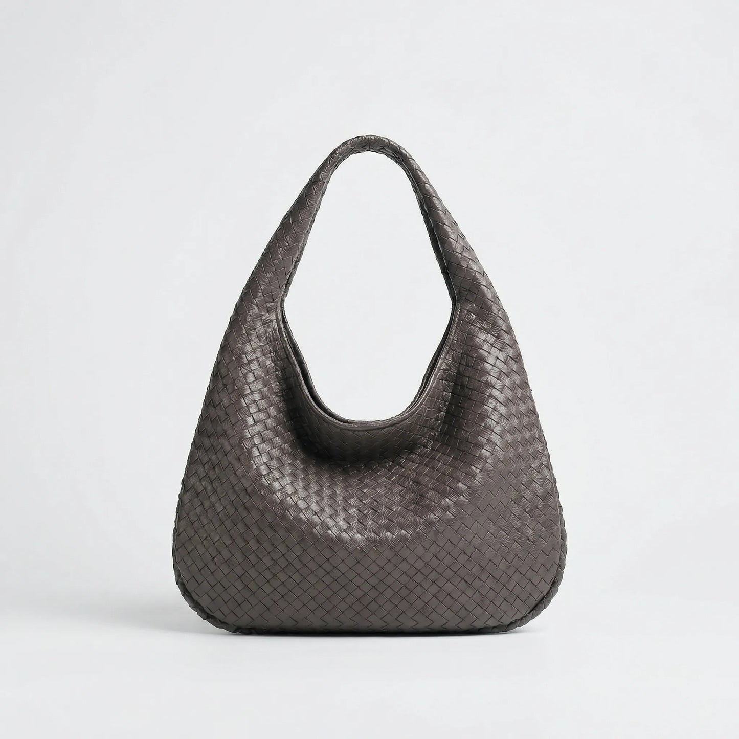 Spacious Woven Tote Handbag - Nelly
