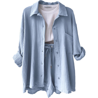 Trendy Cotton Summer Suit Ladies – Faylin