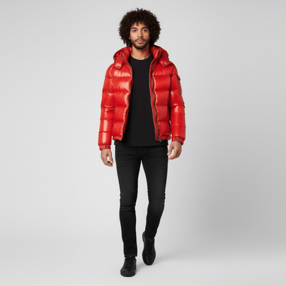 Steppjacke Mit Glanzoberfläche - Mick